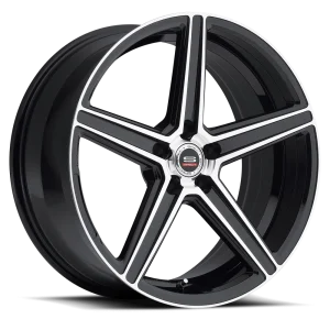 Spec-1 Racing – SP-8 – Black – 18″x8.5″ 35mm – Summer Wheels – SP818851535GBM